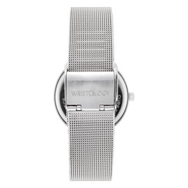 Wristology Olivia - 6 Options - Womens Watch Crystal Silver Boyfriend Ladies Metal Mesh Strap Band