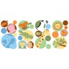 RoomMates Jungle animals polka dot Wall Decal