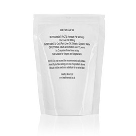 Cod Fish Liver Oil 300mg Omega 3 Fatty Acid Health Food Supplement Vitamins 30 Softgel Capsules Triglyceride Nutrition Supplements HEALTHY MOOD