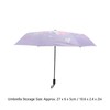 Children Umbrella 3 Fold Reflective Edge Cartoon Portable Kids Sun