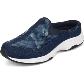 Easy Spirit Women's TRAVELTIME514 Mule, Denim Tie Dye, 8 Narrow