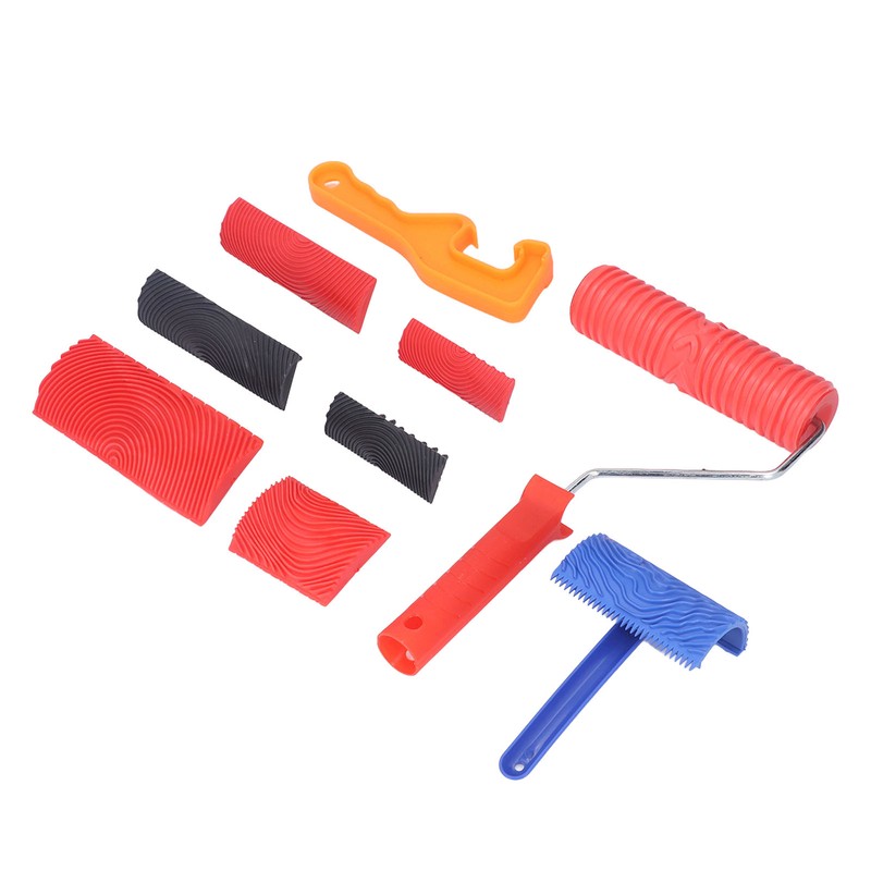 Wood Grain Tool Graining Pattern Painting Roller Home Decoration Set