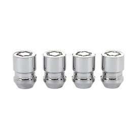 McGard Wheel Lock Nut Set For Honda CR-V 1997-2020 | 4 Pack | Cone Seat | M12 x 1.5 | 19mm & 21mm Dual Hex | 1.28 in. Length | Chrome
