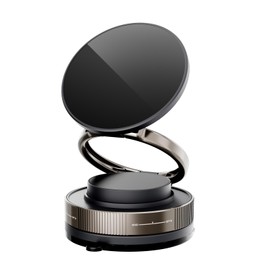 Kylyrin Car Smartphone Holder, Upgraded Version, Vacuum Suction Type, In-Car Smartphone Holder, Nano Gel Suction Cup, Magnetic, Super Strong Adsorption, Magsafe Holder, 180° Adjustment, 360° Rotation