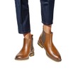 Temeshu Men's Chelsea Boots Casual Dress Boots Brown Ankle Slip