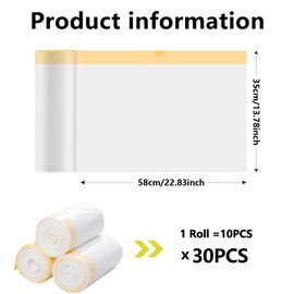 30Pcs Cat Litter Tray Liners - 58 x 35CM Large Extra Cat Litter Liners with Drawstring, Heavy Duty Scratch Resistant Bags and Leak Proof Litter Tray Bags for Pet