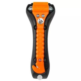 Hammer Lifehammer Car Safety Emergency Escape Hammer Classic Glow In The Dark - Orange