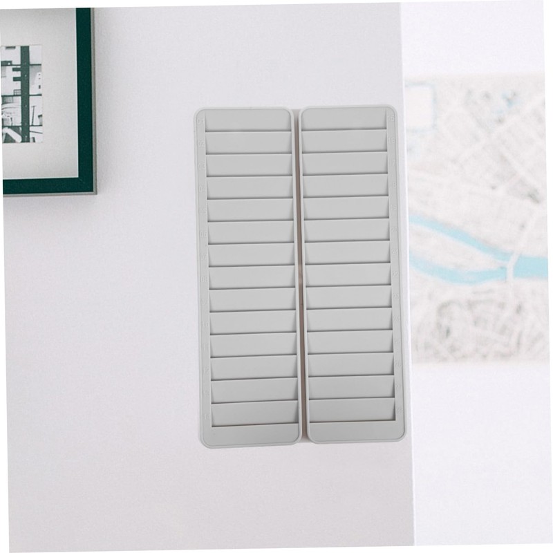 SHINEOFI Rack 28 Pocket Slots Wall Mounted Holder Employee Attendance