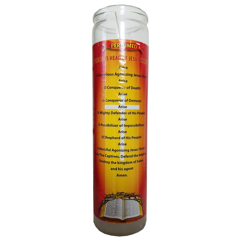 Precious Head of Jesus Christ Perfumed Pillar Candle