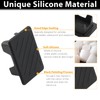 JERBOR 2Pack Silicone Pickup Trucks BedRail Stake Pocket Covers for