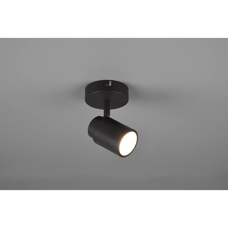 Trio Leuchten Bad Spot Angelo 880400132 Metal Black Matt Bulb
