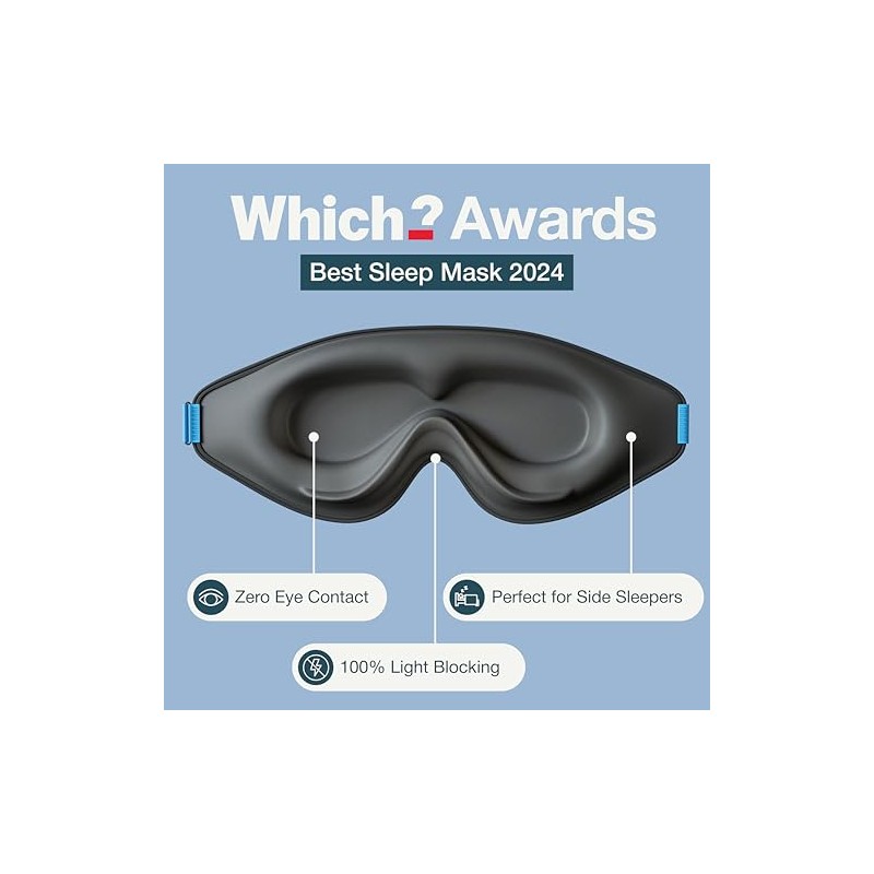MyHalos® 3D Blackout Eye Mask - Ultimate Comfort for Sleep