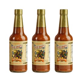 Marie Sharp’s Smoked Habanero Pepper Sauce, 10 oz – Belizean Hot Sauce with Bold Smoke & Heat – All-Natural, Gluten-Free (Pack of 3)