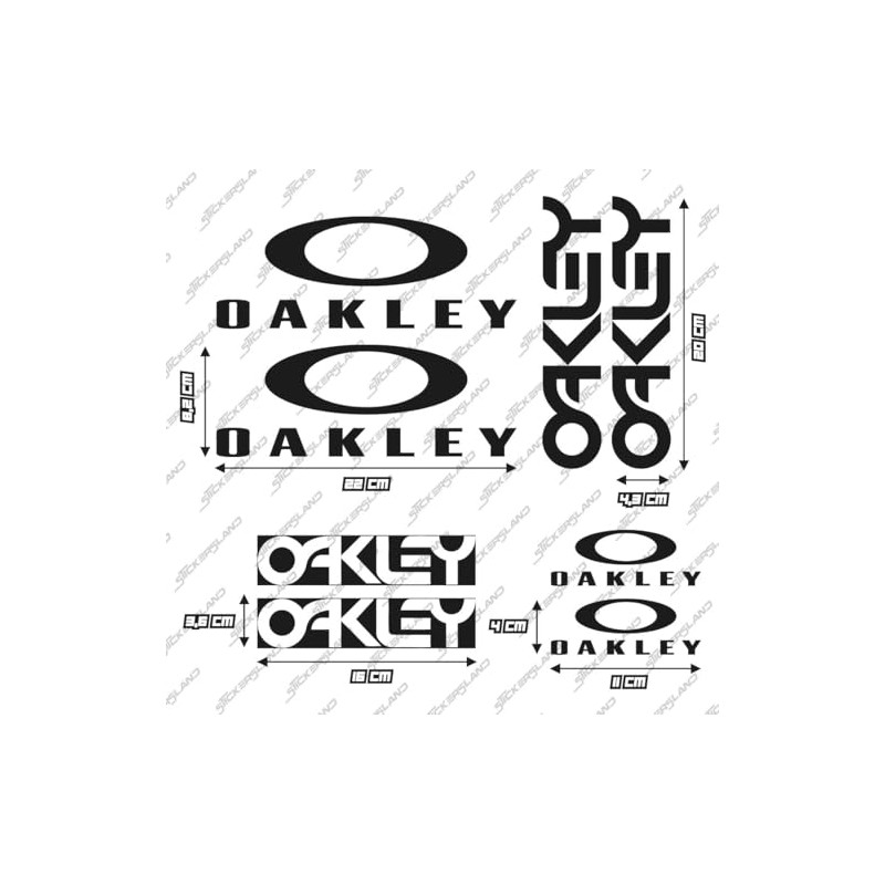 Stickersland® Sticker Set Compatible with Frame MTB Mountain Bike and