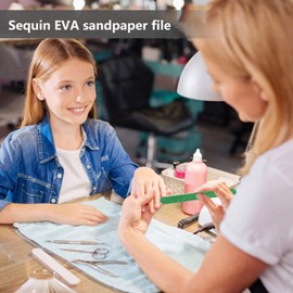 20pcs Glitter Nail File Fingernail File Nail Pedicure Files Glitter Board Christmas Nail Files Nail File Buffer Boards Grit Care Miss Surface Sandpaper Tool