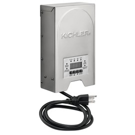 Kichler 12217-200 Watt 12V/15V Multi-Tap Low Voltage Outdoor Landscape Transformer with Digital Timer and Built in Surge Protector - Weatherproof