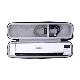 XANAD Hard Case for Brother DS-640 / DS-940DW/DS-740D / DS-720D Duplex Compact Mobile Document Scanner(Light Gray)