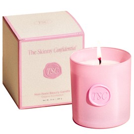The Skinny Confidential Candle with Organic Eucalyptus Essential Oil - All-Natural Soy Wax Jar Candle - Non-Toxic Aromatherapy Candles for Home with Natural Cotton Wick - Paraben-Free & Non-GMO