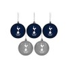 FOCO TOTTENHAM FC 5 PACK CREST BAUBLE WH