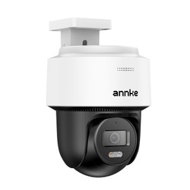 ANNKE 3K PT PoE Camera, 2-Way-Audio, 345° Pan 80°Tilt IP Security Camera Outdoor, Auto-Tracking Lite, AI Human Detection for Surveillance, Smart Dual Light, 512GB SD Card Slot, CPT500(Not PTZ)