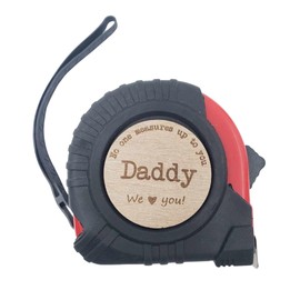 Gifts for Dad Who Wants Nothing, Measuring Tape Measure 25 ft, Home Improvement, Papa Gifts from Grandchildren, Grandpa Gifts from Grandchildren, No One Measures Up to You Tape Measurer (Daddy We)