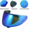 VCOROS HJ-34P Helmet Visor - HJ-34P Helemt Shield Visor Tinted