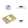 uxcell 10Pcs 5/16"-18 Nylon Insert Hex Lock Nuts, Carbon Steel