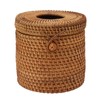 Rectangular Rattan Tissue Box Cover Rattan Woven Tissue Box Holder