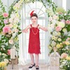 Rabtero Kids Roaring the 20s Fancy Dress Costume, Girls Flapper