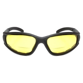 Calabria 23BF Sportster BiFocal Reading Safety Glasses +2.50 Bulk 4 Pack Clear Copper Smoke Grey Yellow Mens Womens Anti Fog