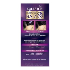 Koleston Tinte Retoque de Raíz Permanente 20 Negro, 70 ml - Paquete de 1