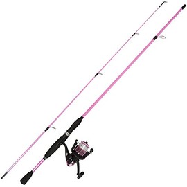 Fiberglass Fishing Pole - Strike Series 78-Inch Collapsible Rod and Spinning Reel Combo, EVA Handle, Pre-Spooled Reel, Fishing Gear for Catching Walleye, Bass, Trout, and More by Wakeman