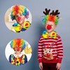 Pack of 5 clown costume accessories, clown costume accessories, clown