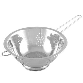 APOLLO SS Colander 3qt with Handle, Multi-Colour, 41x24x9