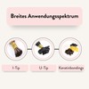 Just Beautiful Hair heating tongs for bonding extensions, connector U-tip