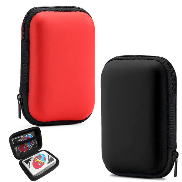 IGXX 2 Pieces Playing Card Cases for UNO, Soft Fabric