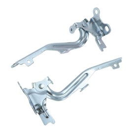 HOPESPANNER No.534100T010/534200T010 Hood Hinges for Toyota Venza 2009-2017 Silver Tone Front Driver and Passenger Side Front Bonnet Bracket Iron 1 Pair