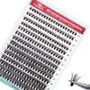 FADVAN Eyelash Extension Cluster 40D Curl D Mix 8-16 mm