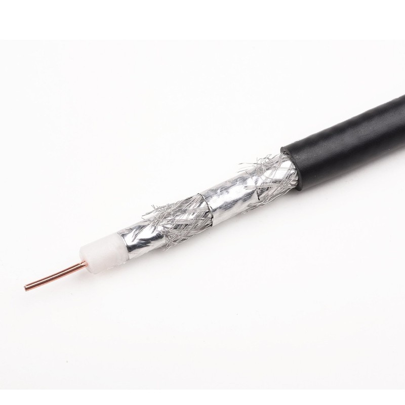 Cable Matters Paquete de 3 cables coaxiales blindados cuádruples CL2