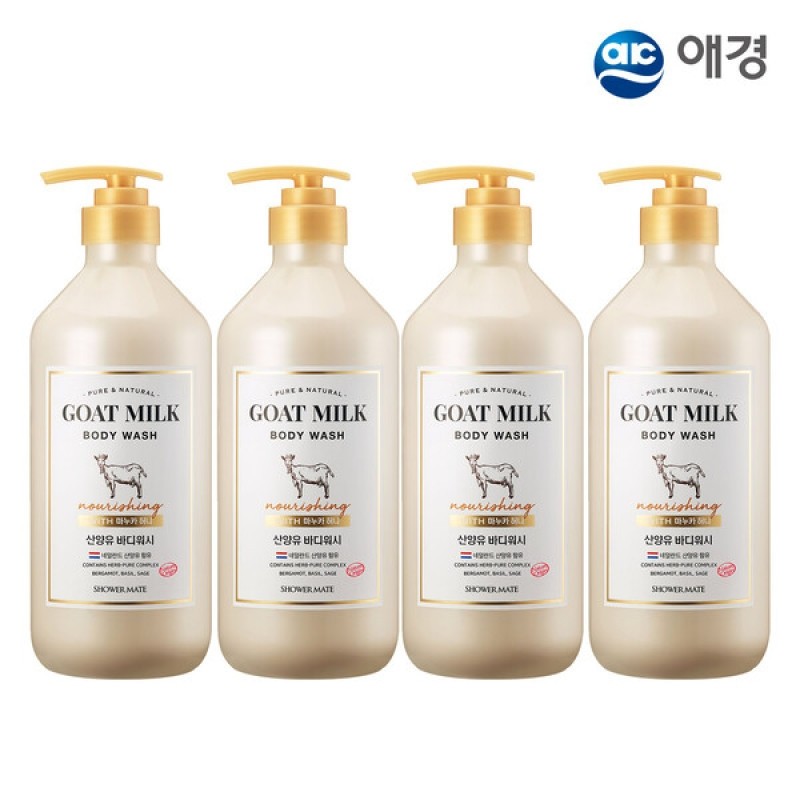 Shower Mate Goat Milk Body Wash 800ml / 샤워메이트 산양유