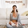 QIUXQIU Wearable Electric Breast Pump with LED Display Hands-Free Breast