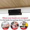 Foot Pull For Trash Cabinet Drawer,Hands-Free Foot Handle For Trash