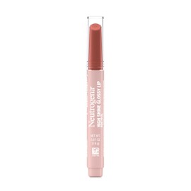 Neutrogena High Shine Glossy Lip with Maracuja Oil + Vitamins & Antioxidant Vitamin E, Nourishing Glossy Lip, Non-Retractable, Pigmented For Buildable Color, Rose Petal, 0.07 oz
