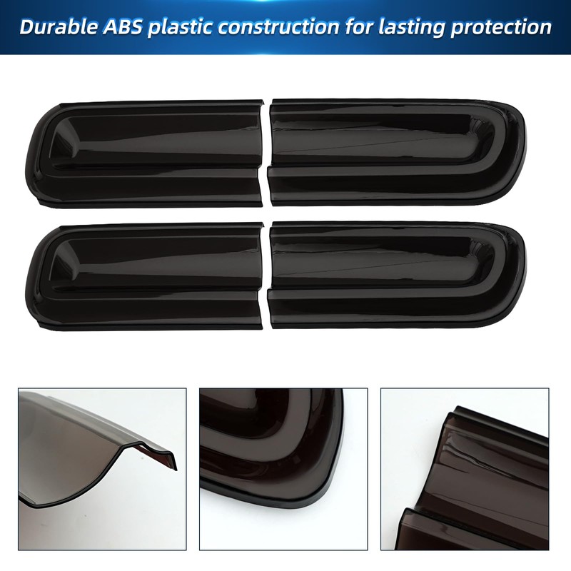 Autrix Tail Light Covers for 2015-2024 Dodge Challenger Rear Tail