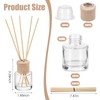 20 Set Reed Diffuser Bottle Refillable Empty Glass Jars with