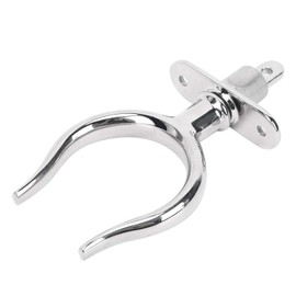 Gaeirt Boat Stainless Steel Rowing Lock Rowing Pins Practical Silver Coloured Rowing Locks for Yachts Outdoor Rowing Fork Ferretería de la Cubierta