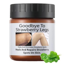 Strawberry Legs Treatment,Keratosis Pilaris,Strawberry Skin Treatment Exfoliating Repair Cream,Moisturizing Body Cream,Rough Bumpy Skin Body Lotion (120g)