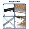 32 Sq.Ft Drop Ceiling Grid System kit, Whtie Galvanized Steel