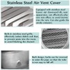 6'' Stainless Steel Air Vents, Round Louver Grille Vent Cover