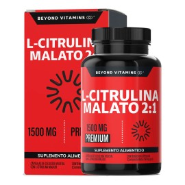 L- Citrulina Malato 21  1500mg De L - Citrulina Malato Puro Pre Entreno L - Citrulline Malate Oxido Ntrico - Tecnologa De Cpsulas Veganas Pre Workout 
